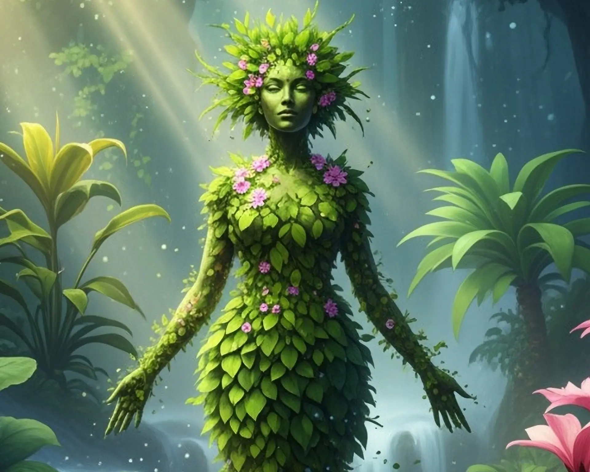 Animism picture of Mother Earth