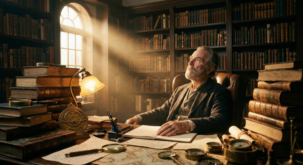 Scholar receiving revelation Looking for Footprints: A Forensic Approach to Finding God