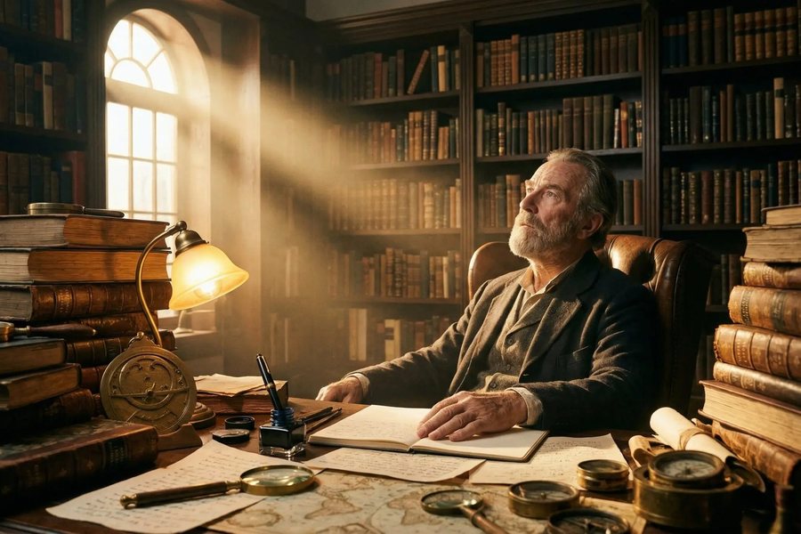 Every hunt begins at a desk. The evidence is in the books before it is in the field.